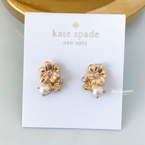 Kate Spade earrings gold flower earrings